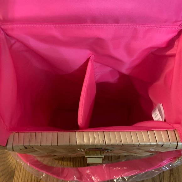 Lilly Pulitzer Wicker Wine Basket - Picture 6 of 6